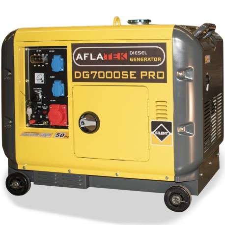 Silent Diesel generator AFLATEK DG7000SE PRO