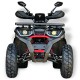 Hunter 250 Steel Black/Red - Gasoline ATV (Tao Motor)