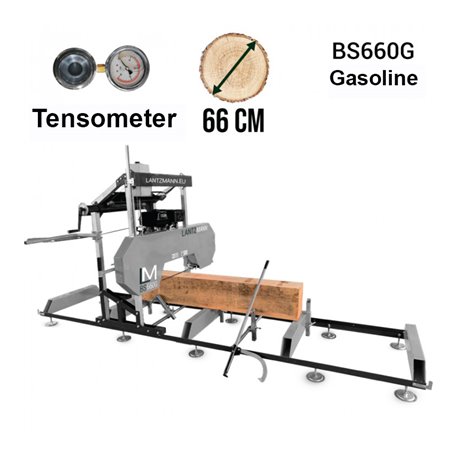 HORIZONTAL BAND SAW LANTZMANN BS660G (PETROL)