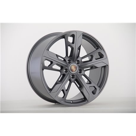 Rear W876 PORSCHE Satin Gunmetal R22x11.5J  5x130mm 71.56mm