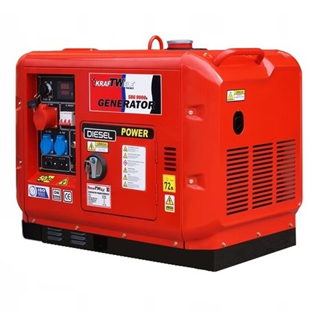 Kraftwele SDG9000S diesel generator 7.8kW with electric start and ATS system 