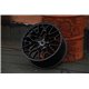 Rear W7108-16 BMW Satin Black R20x9.5J  5x120mm72.56mm