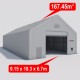 Industrial Storage Tent (167.45m2-9.15m x 18.3m x 6.7m)