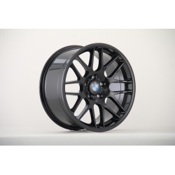 Front W703-24 BMW Gloss Black R18x8J 5x120 72.56mm