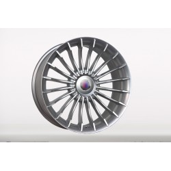 Front W724x1 BMW Silver R19x8.5J 5x112/120 72.56mm