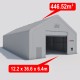 Industrial Storage Tent (446.52m2-12.2m x 36.6m x 6.4m)