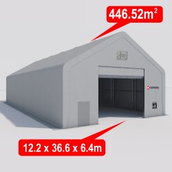 Industrial Storage Tent (446.52m2-12.2m x 36.6m x 6.4m)