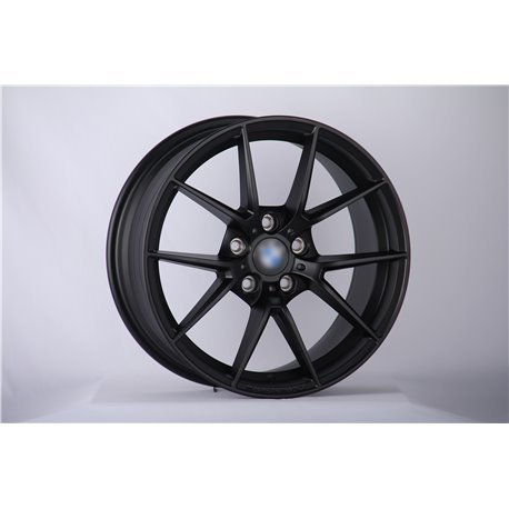 Rear W764-2 BMW Satin Black R18x9J 5x120 72.56