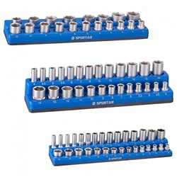 Set of magnetic holders for heads 3 pcs (1/2"+3/8"+1/4") Metric system KRZT3