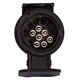 Adapter for trailer 13-7POL, plastic. JH005A