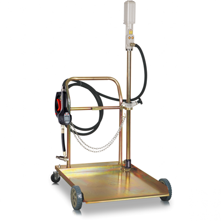 Oil pump pneumatic for liquid grease with wheels 71031940