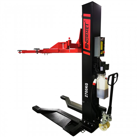 1 post lift 2,7T, 230V electrohydraulic lift from NORMET P12700230