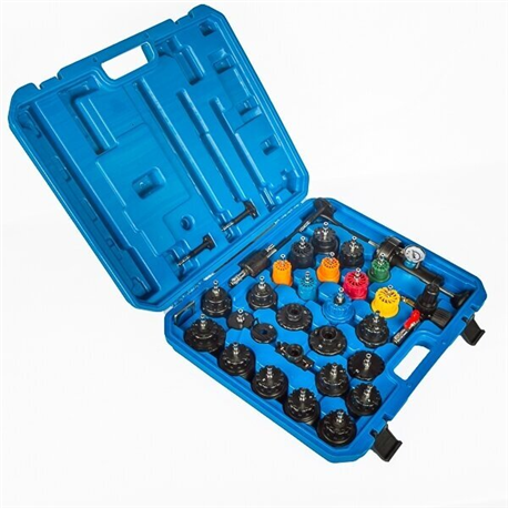 Radiator pressure tester set 33pcs MHR09036