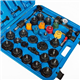Radiator pressure tester set 33pcs MHR09036
