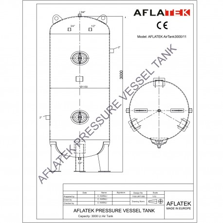 AFLATEK AirTAnk 3000/11