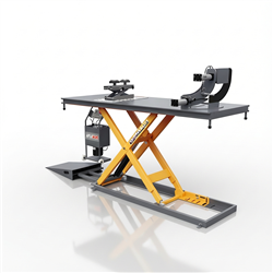 M700 Heavy-Duty Pneumatic Motorcycle Scissor Lift (700kg Capacity)