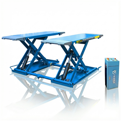 TAVISA DW-350 130 cm hydraulic mid-rise scissor lift with electrical lock 