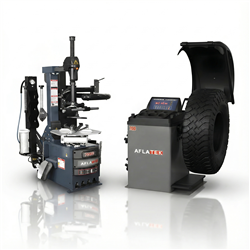 Aflatek Professional Wheel Service Combo: 760D Tyre Changer & 70D Balancer