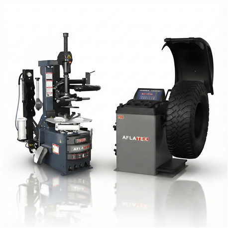 Aflatek Professional Wheel Service Combo: 760D Tyre Changer & 70D Balancer