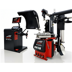 NORMET Wheel Balancer  WK-900LCD and Automatic tire installer  MK-2503R assembler