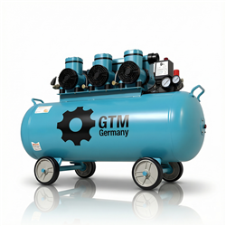 GTM MT S 120-3/220V Professional Oil-Free Silent Air Compressor (120L)