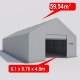Industrial Storage Tent (55.8m2 - 6.1m x 9.76m x 4.8m)