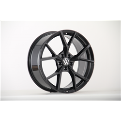 W6113-16 Volkswagen Gloss Black R19x8J 5x112mm 75.1
