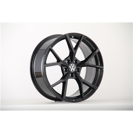 W6113-16 Volkswagen Gloss Black R19x8J 5x112mm 75.1