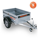 550M151T100 PLH Compact Utility Trailer 550kg