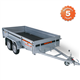RESPO 750M302L150 Heavy-Duty Tandem Axle Trailer 3.00x1.50m
