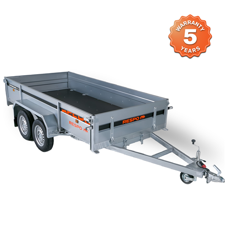 RESPO 750M302L150 Heavy-Duty Tandem Axle Trailer 3.00x1.50m
