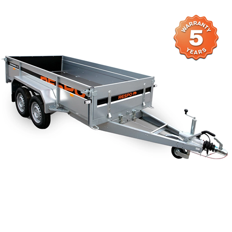 RESPO 2000M302B150 Heavy-Duty Tandem Axle Trailer 2000kg