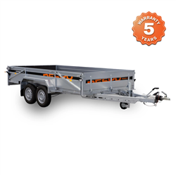 RESPO 2000M352B186 Welded Frame Tandem Axle Trailer 2000kg