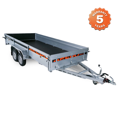 RESPO 1700M412B186 Heavy-Duty Tandem Axle Trailer 1700kg