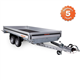 RESPO 3500P402T205 Heavy-Duty Flatbed Trailer 3500kg Twin Axle