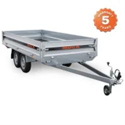 RESPO 750P332T150 PLH Twin-Axle Flatbed Trailer 750kg