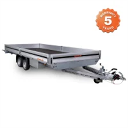 RESPO 2700P552T225 Flatbed Trailer 2700kg with Aluminium Ramps