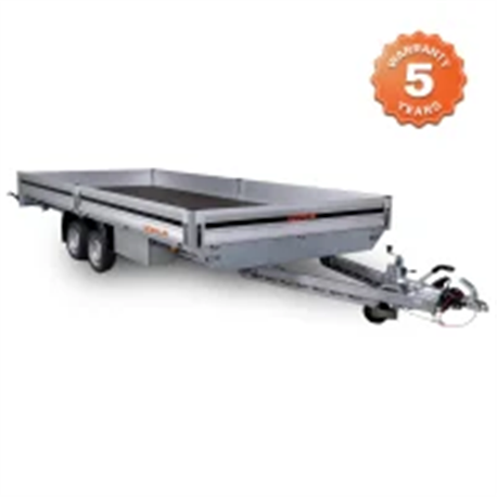 RESPO 2700P552T225 Flatbed Trailer 2700kg with Aluminium Ramps