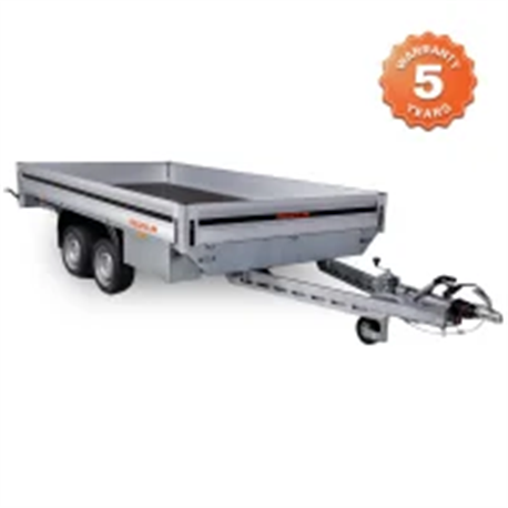 RESPO 3500P402T205 Flatbed Trailer 3500kg GVW with Accessories