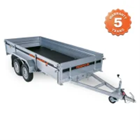 RESPO 750M352L150 Heavy-Duty Tandem Axle Box Trailer 3.50m x 1.50m