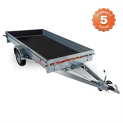 RESPO 1350M371T185 PLH Braked Torsion Trailer 1350kg