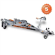 RESPO 1000V541T209 Braked Boat Trailer 1000kg