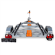 RESPO 1000V541T209 Braked Boat Trailer 1000kg