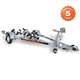 RESPO 1000V571 Multiroller Adjustable Axle Trailer 1000kg