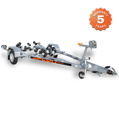 RESPO 1000V571 Multiroller Adjustable Axle Trailer 1000kg