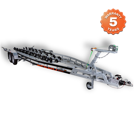 RESPO 3500V912 Multiroller Heavy Boat Trailer 3500kg