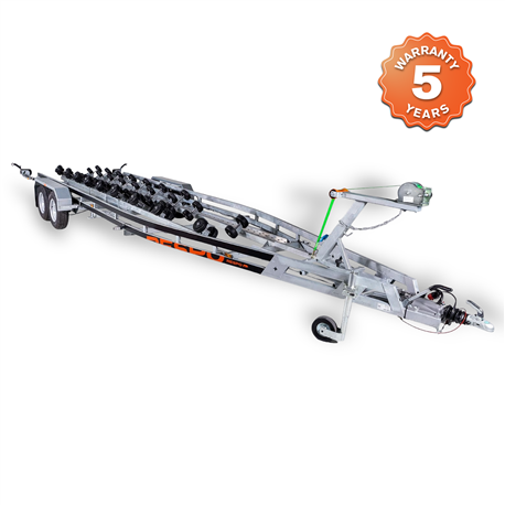 RESPO 3500V912 Multiroller Twin-Axle Boat Trailer 3500kg