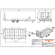 RESPO 3500S382T180 Heavy-Duty Plant Trailer 3500kg