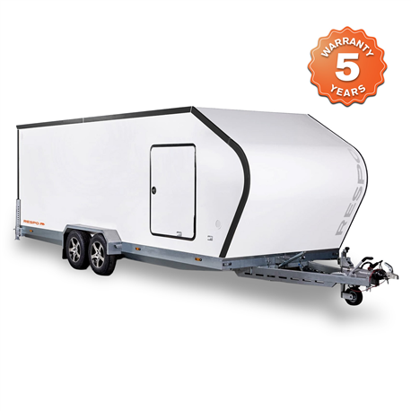 RESPO 3500F652T200 Enclosed Car Transporter Trailer 3500kg