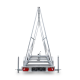 RESPO 750S601T160 Mobile Advertising Trailer 750kg
